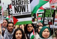 بازداشت ۴۰۰ نفر در تظاهرات لندن به دلیل حمایت از فلسطین