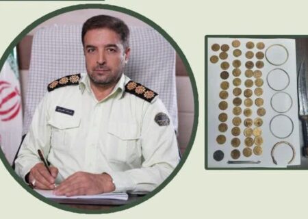 کشف چندین قطعه سکه و جواهر قدیمی تقلبی در مراغه