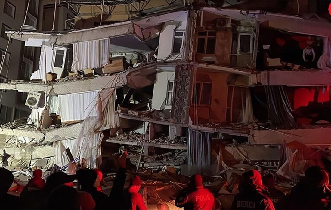 شمار قربانیان زلزله بامدادی در ترکیه و سوریه به ۱۴۷۲ نفر رسید