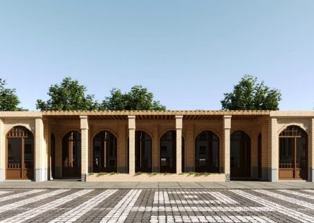 آغاز نماکاری مغازه های گاراژ ایران  با معماری سنتی