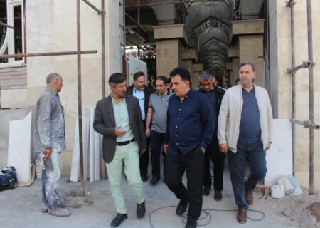 پیشرفت ۸۰ درصدی مسقف سازی گلزار شهدای وادی رحمت تبریز