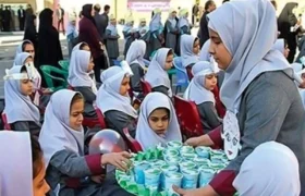 سال تحصیلی جدید ۷۵ وعده شیر رایگان در مدارس ابتدایی توزیع می‌شود