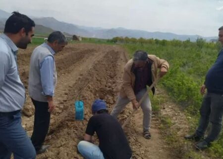 احداث اولین باغ سازگار در شهرستان ورزقان