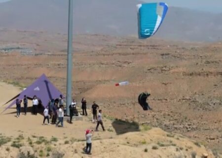 احداث سایت پروازی پاراگلایدر تبریز توسط شهرداری منطقه ۵
