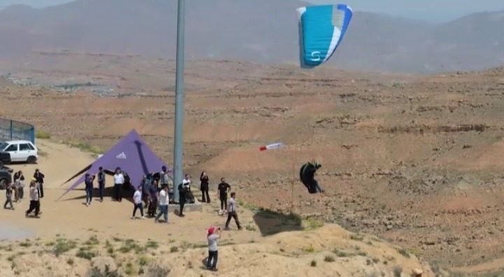احداث سایت پروازی پاراگلایدر تبریز توسط شهرداری منطقه ۵