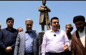 تندیس سردارملی در تبریز رونمایی شد