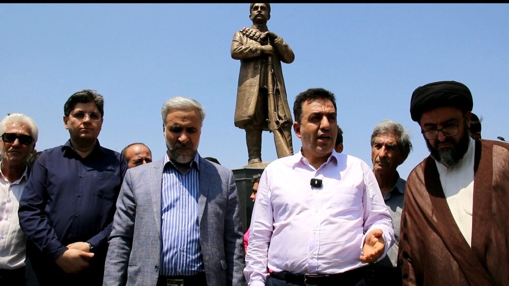 تندیس سردارملی در تبریز رونمایی شد