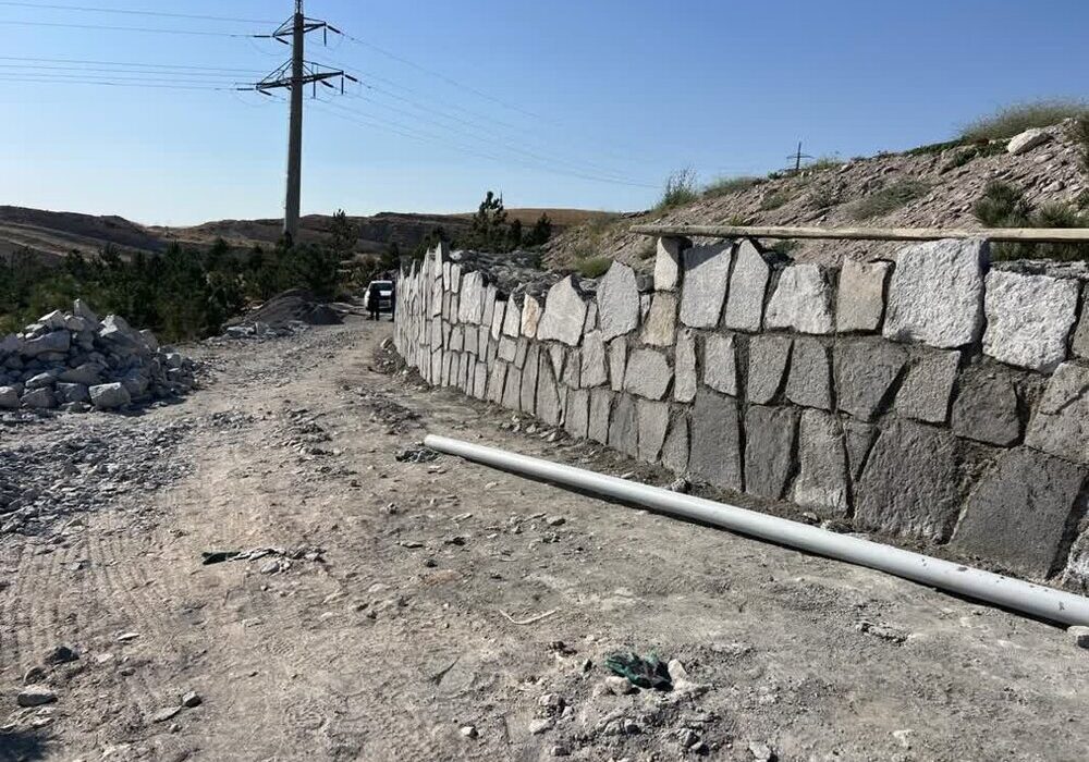 احداث و پایدارسازی مخزن ۱۲۰۰ مترمکعبی مجموعه تفرجگاهی ائل‌باغی