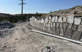 احداث و پایدارسازی مخزن ۱۲۰۰ مترمکعبی مجموعه تفرجگاهی ائل‌باغی