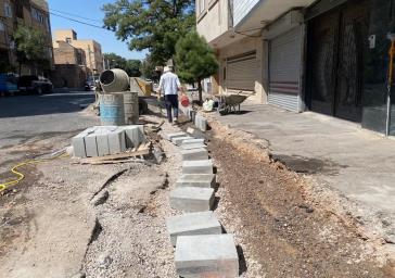 پیشرفت ۶۰ درصدی عملیات جدولگذاری کوی واعظ قراملک