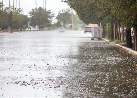 رگبار باران در ۹ استان