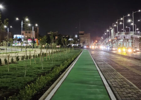 شب های روشن حوزه شهرداری منطقه ۳ با اجرای ۷ پروژه نورپردازی