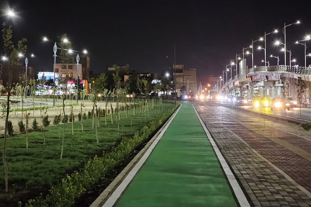 شب های روشن حوزه شهرداری منطقه ۳ با اجرای ۷ پروژه نورپردازی