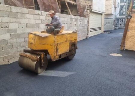 توزیع ۸۷ تن آسفالت طی هفته گذشته در محدوده مرکزی شهر