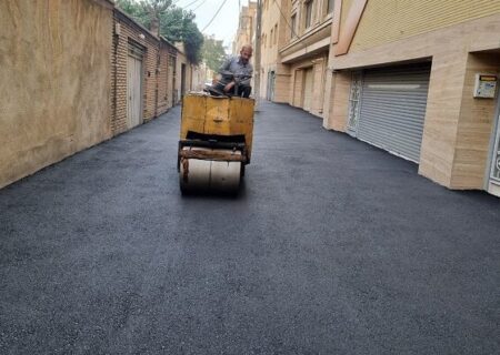 توزیع ۲۴ تن آسفالت طی هفته گذشته در محدوده مرکزی تبریز