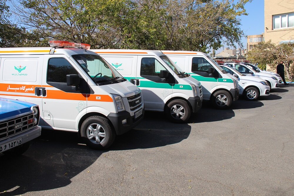 خودروهای جدید گشت انتظامی و نظارتی شرکت واحد اتوبوسرانی تبریز رونمایی شد