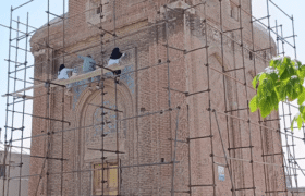 نظارت دقیق کارشناسان به مراحل مرمت گنبدهای تاریخی مراغه