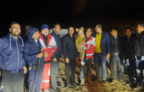 نجات خانواده ۳ نفره گرفتار در برف ارتفاعات سهند
