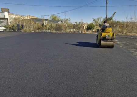 اجرای عملیات زیرسازی و آسفالت جنب پلیس راه تبریز – صوفیان