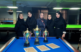 نخستین رقابت پاکت‌بیلیارد بانوان تبریز برگزار شد