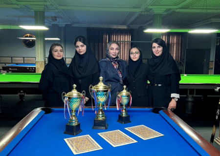 نخستین رقابت پاکت‌بیلیارد بانوان تبریز برگزار شد