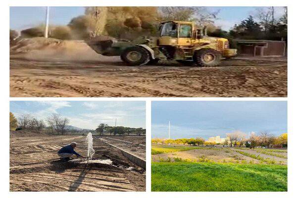 آغاز فصل تازهای از زیبایی و توسعه در غرب پارک ائل گولی تبریز