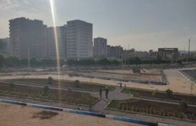 آغاز عملیات کاشت فضای سبز در رمپ‌های ورودی آزادراه پیامبر اعظم به سمت خاوران