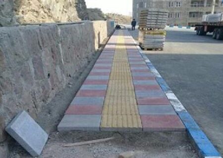 کفسازی ۵۵۰۰ مترمربع از معابر منطقه ۵ تبریز