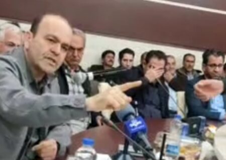 اخراج مدیر تعاون روستایی از جلسه در حضور وزیر جهادکشاورزی +فیلم