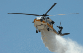 اخذ مجوز پرواز بالگرد برای اطفای حریق جنگل‌های نمنق جلفا