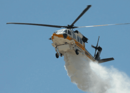 اخذ مجوز پرواز بالگرد برای اطفای حریق جنگل‌های نمنق جلفا