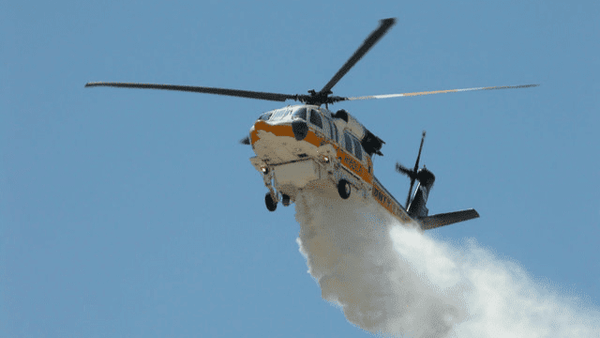 اخذ مجوز پرواز بالگرد برای اطفای حریق جنگل‌های نمنق جلفا