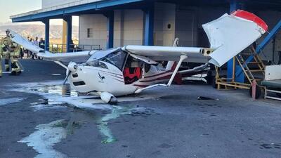 حادثه در فرودگاه تبریز