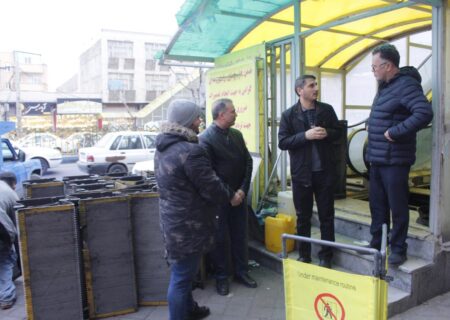 اجرای تعمیرات اساسی پل‌های مکانیزه مقابل کلینیک شیخ الرئیس و آبرسان