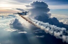 انجام چهارمین پرواز بارورسازی ابرها در حوضه آبریز دریاچه اورمیه