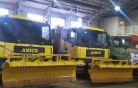 آمادگی تجهیزات زمستانی شهرداری منطقه ۸ برای بارش‌های پیش رو