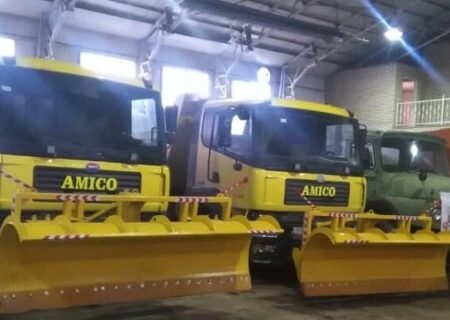 آمادگی تجهیزات زمستانی شهرداری منطقه ۸ برای بارش‌های پیش رو