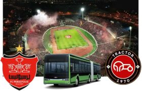 سرویس دهی ناوگان اتوبوسرانی تبریز به ورزشگاه یادگار امام (ره) برای تماشاگران بازی تراکتور – پرسپولیس