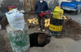 پیشرفت ۵۰درصدی پروژه حفر چاه جذبی در سطح حوزه شهرداری منطقه۶ تبریز