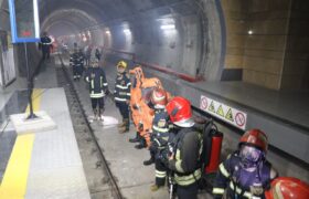 برگزاری نخستین مانور بزرگ امداد و نجات در متروی تبریز