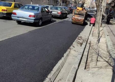 توزیع ۵۹ تن آسفالت طی هفته گذشته در محدوده مرکزی تبریز