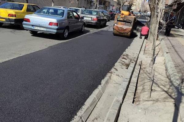 توزیع ۵۹ تن آسفالت طی هفته گذشته در محدوده مرکزی تبریز