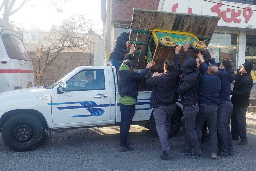 جمع‌آوری ۱۷۰مورد سدمعبر خودرویی در حوزه شهرداری منطقه۳ تبریز