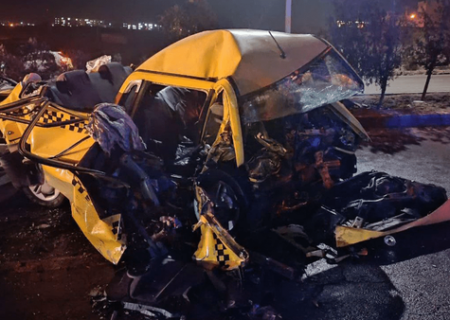 تصادف زنجیره‌ای در شهر جدید سهند با ۲ فوتی و ۴ مصدوم