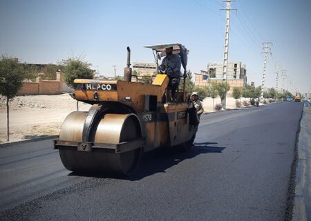 توزیع بیش از ۱۱ هزار تن آسفالت در معابر منطقه ۹ تبریز طی ۹ ماه