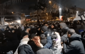 تظاهرات کُردهای ترکیه در حمایت از کُردهای سوریه