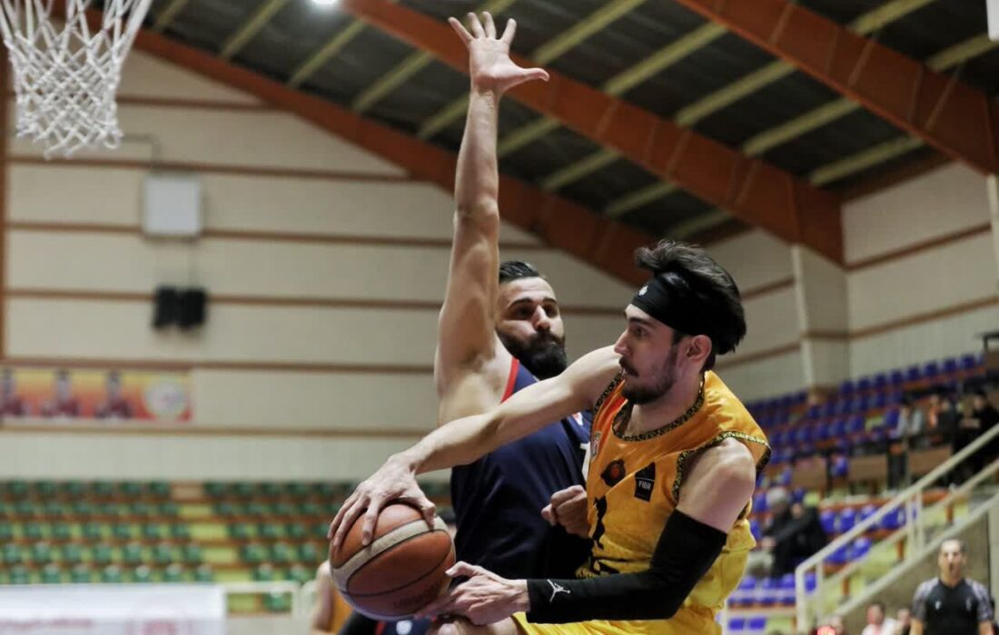 دومین بُرد مقاومت شهرداری تبریز در دومین بازی برگشت لیگ حرفه‌ای بسکتبال