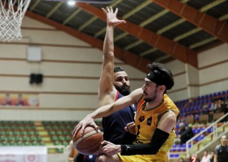 دومین بُرد مقاومت شهرداری تبریز در دومین بازی برگشت لیگ حرفه‌ای بسکتبال