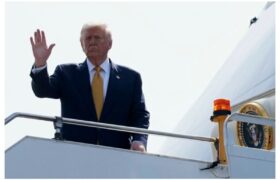 هواپیمای ترامپ فرود اضطراری کرد!