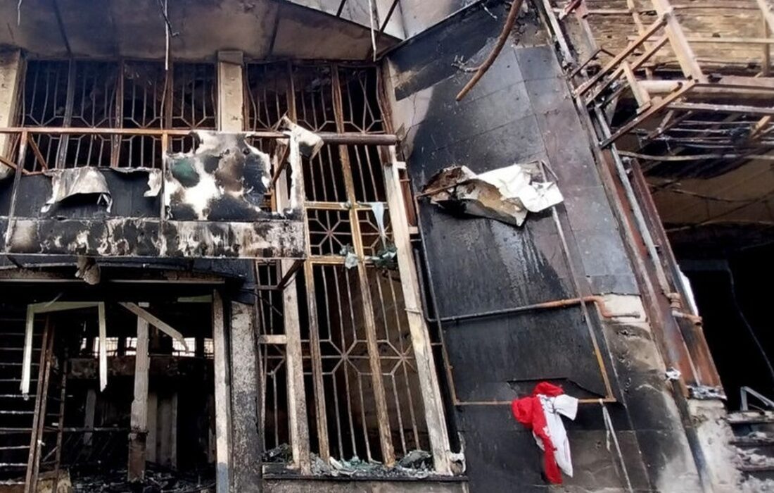 گزارشی از تخریب اماکن عمومی در جمعه شب گیلان